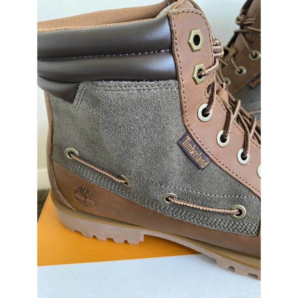 Timberland Oakwell Mid Lace TB0A6FJ6EM5 Mens 11 M Brown Nubuck Waterproof Boots